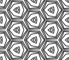 Seamless vintage abstract pattern with triangles in the style of 80 s.  vector