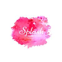 Modern colorful watercolor splash background vector