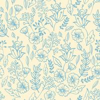 Vintage floral seamless pattern  vector