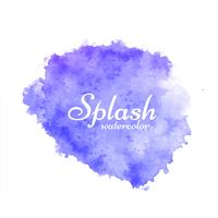 Abstract colorful watercolor splash design background vector