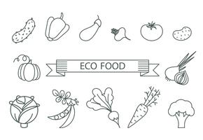 concept of healthy eating.  vector