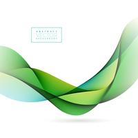 Abstract Wave Design on White Background vector