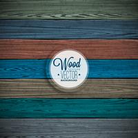 Painted wood texture background design vector