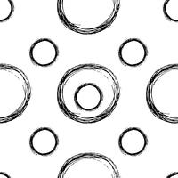 Seamless stylish hand drawn pattern.  vector