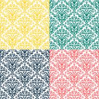 Victorian ornament, seamless pattern vector