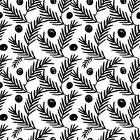 Seamless stylish hand drawn pattern.  vector