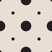 seamless patterns with white and black peas polka dot. vector