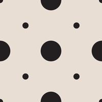 seamless patterns with white and black peas polka dot. vector