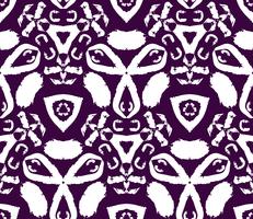 Hand drawn painted seamless pattern. vector