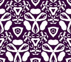 Hand drawn painted seamless pattern. vector