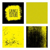 Grunge textures set background vector