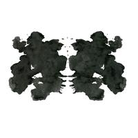 Rorschach inkblot test random abstract background vector