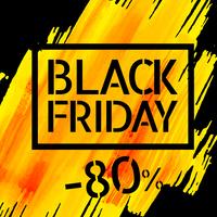 Black Friday Sale Poster design vector