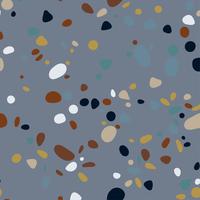 Terrazzo seamless pattern. Imitation of a Venetian stone floor vector