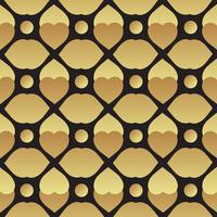 Universal  black and gold seamless pattern tiling.  vector