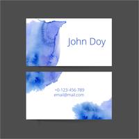 Set of two creative business card  vector