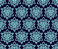 Seamless pattern with clematis. vector