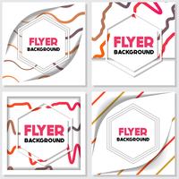 fresh background flyer style background Design Template vector