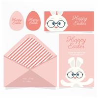 Vector Easter Card Template