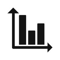 Icono de Vector de gráfico de barras