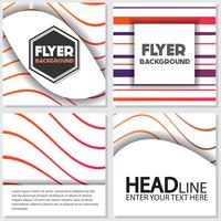 fresh background flyer style background Design Template vector