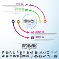 Plantilla de diseño de infografías vector