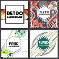 Old retro Vintage style background Design Template vector