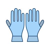 Icono de Vector de guantes