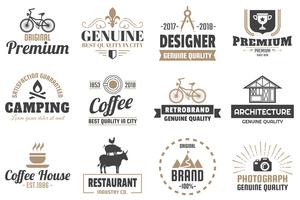 Vintage Retro Vector Labels for banner