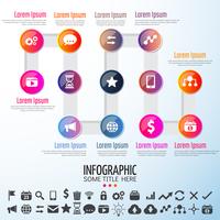 Plantilla de diseño de infografías vector