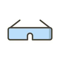 3d Glasses Vector Icon