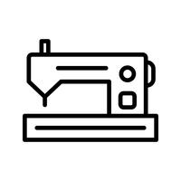 Icono de Vector de máquina de coser
