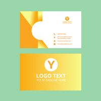 Yellow Nice Awesome Business card