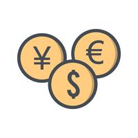 Vector Currencies Icon