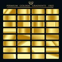 Gradientes de oro premium GRATIS vector