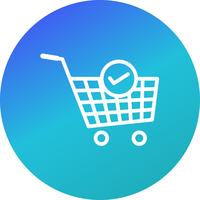 Vector Verified Cart Items Icon