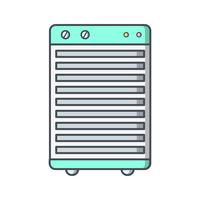 Icono de Vector de refrigerador de habitación