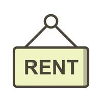 Rent Vector Icon