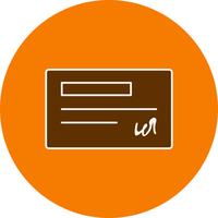 Vector Cheque Icon