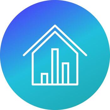 Real Estate Stats Vector Icon - Download Free Vectors, Clipart Graphics ...