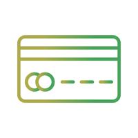 Vector icono de tarjeta de crédito