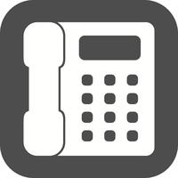 Icono de vector de telefono