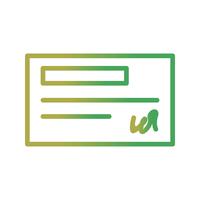 Vector Cheque Icon