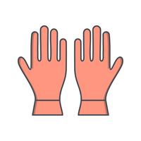 Icono de Vector de guantes