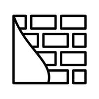 Brick wall Vector Icon