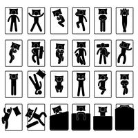 Sleep Sleeping Position Style Posture Method Bed. vector