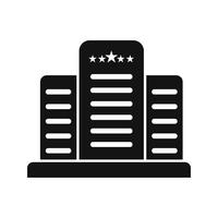 Five Star Hotel Vector Icon