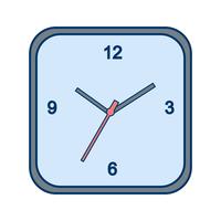 Vector icono de reloj