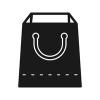 Vector icono de bolsa de compras