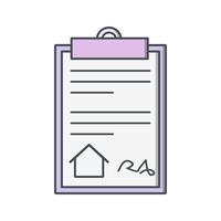 House Document Vector Icon